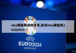 nba赛程新浪网体育,新浪nba赛程表20182019